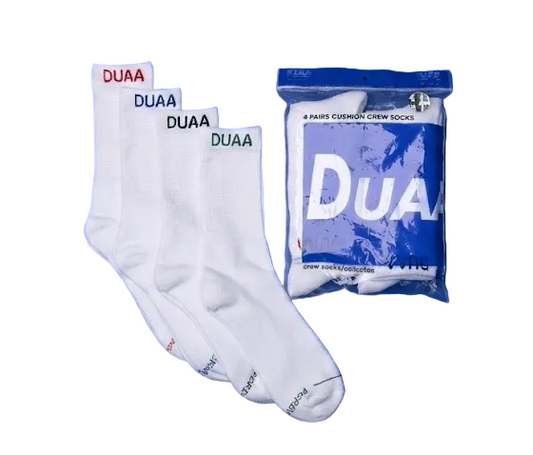 Duaa Elite Socks 4-Pack from On Time Fashions – Socks by DUAA, Birmingham AL’s 1 fashion store and premier destination for streetwear, suits, kids fashion, and big & tall