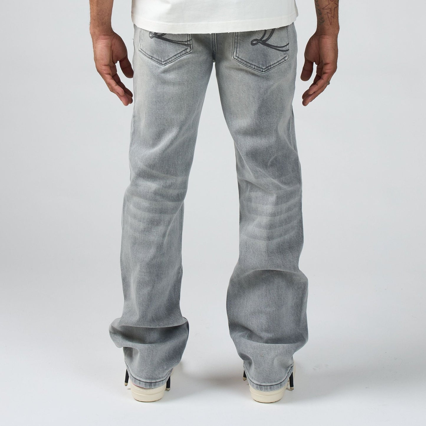 DUAA Mars Grey Denim from On Time Fashions – Jeans by DUAA, Birmingham AL’s 1 fashion store and premier destination for streetwear, suits, kids fashion, and big & tall