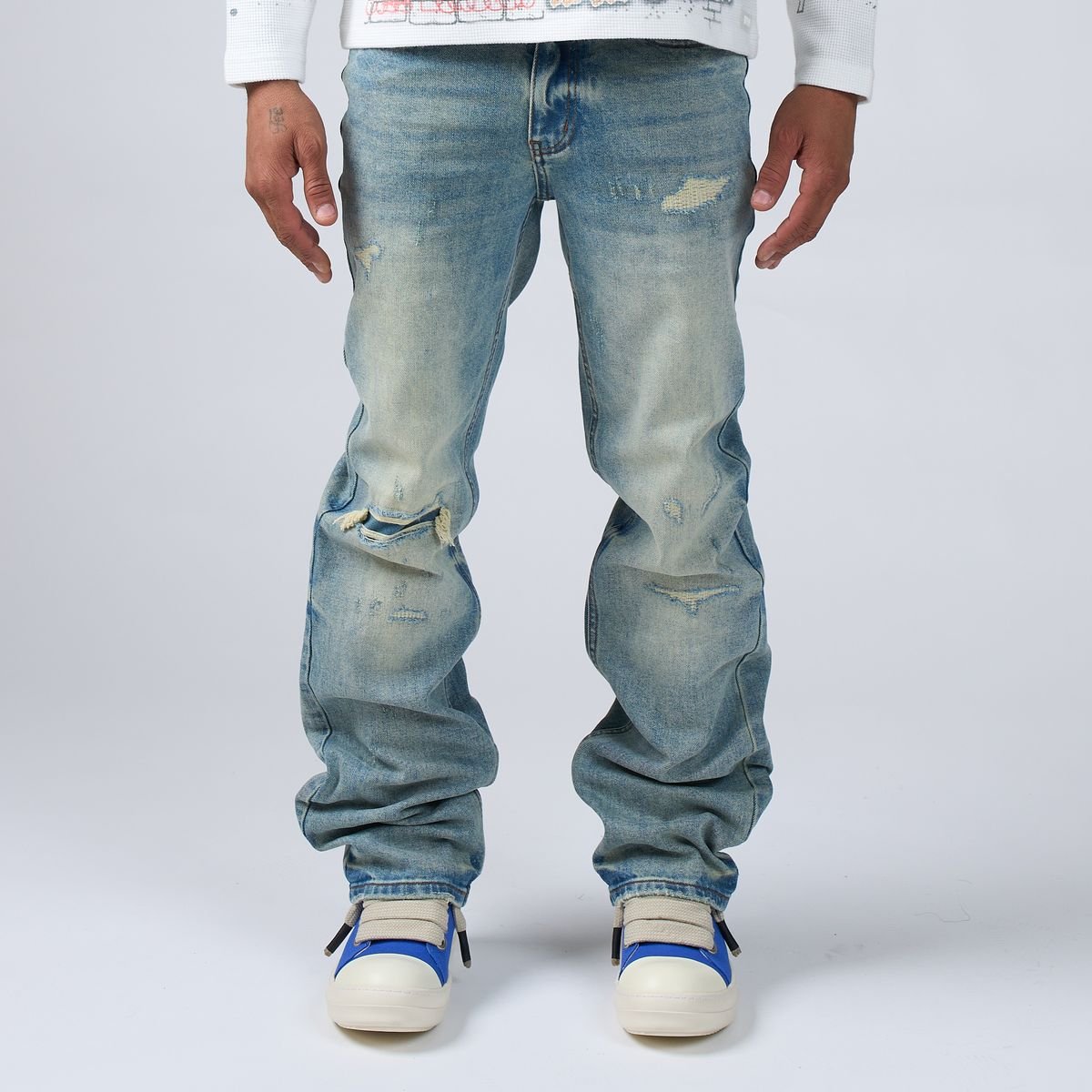 DUAA Neptune Denim from On Time Fashions – Jeans by DUAA, Birmingham AL’s 1 fashion store and premier destination for streetwear, suits, kids fashion, and big & tall