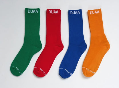 Duaa Optical Socks 4-Pack from On Time Fashions – Socks by DUAA, Birmingham AL’s 1 fashion store and premier destination for streetwear, suits, kids fashion, and big & tall