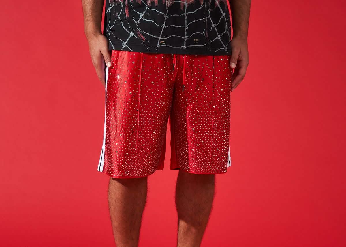 Duaa Stone Track Short from On Time Fashions – Shorts by Duaa, Birmingham AL’s 1 fashion store and premier destination for streetwear, suits, kids fashion, and big & tall