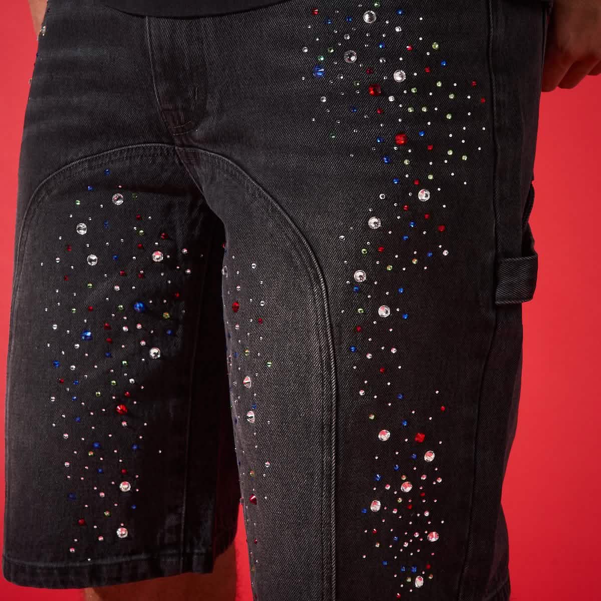 Duaa Supplication Denim Short from On Time Fashions – Shorts by Duaa, Birmingham AL’s 1 fashion store and premier destination for streetwear, suits, kids fashion, and big & tall