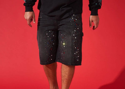 Duaa Supplication Denim Short from On Time Fashions – Shorts by Duaa, Birmingham AL’s 1 fashion store and premier destination for streetwear, suits, kids fashion, and big & tall