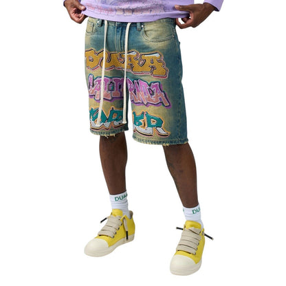 Duaa Wall Blue Short from On Time Fashions – Shorts by DUAA, Birmingham AL’s 1 fashion store and premier destination for streetwear, suits, kids fashion, and big & tall