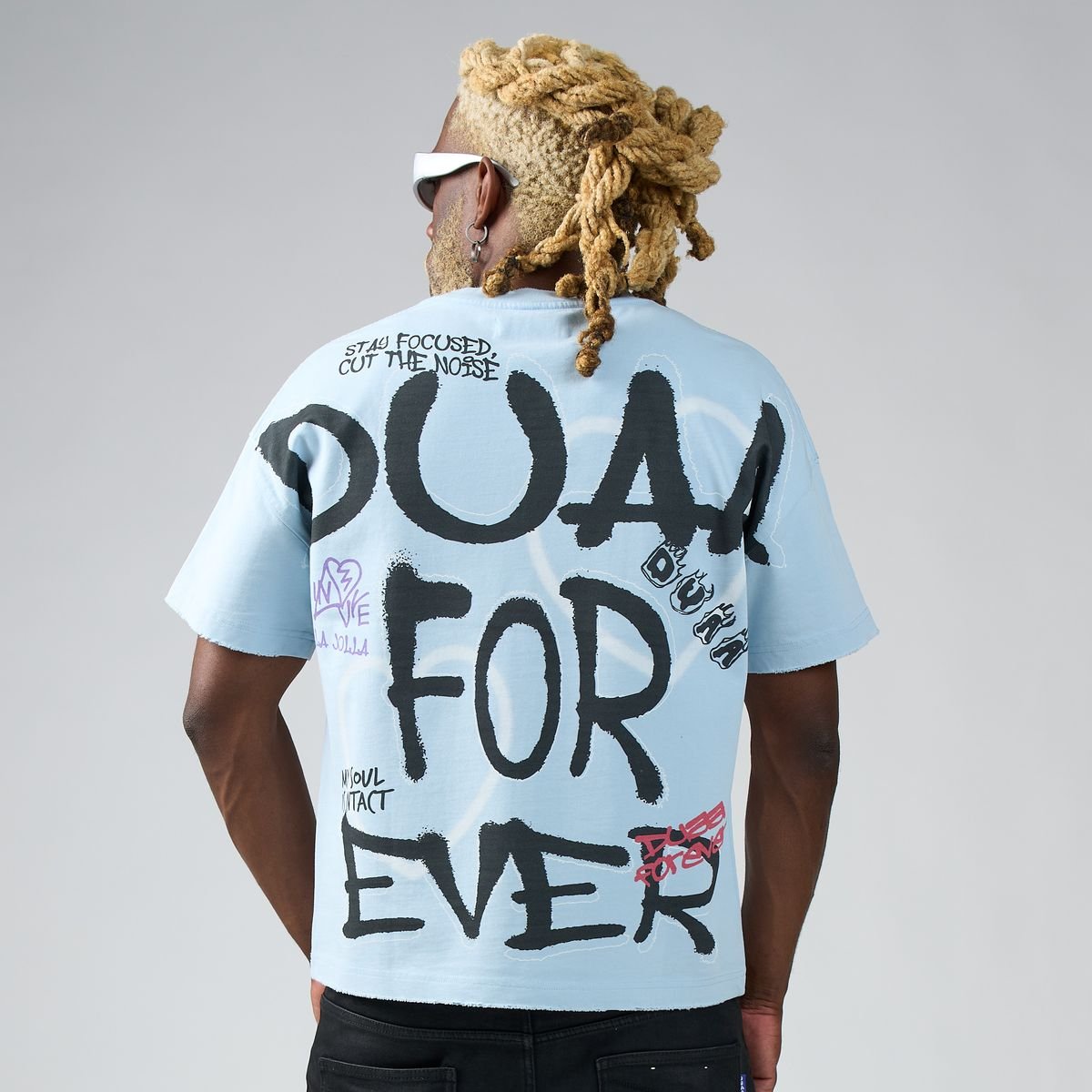 Duaa We Love Tee from On Time Fashions – T-shirt by DUAA, Birmingham AL’s 1 fashion store and premier destination for streetwear, suits, kids fashion, and big & tall
