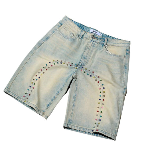 Duaa Blooming Denim Short