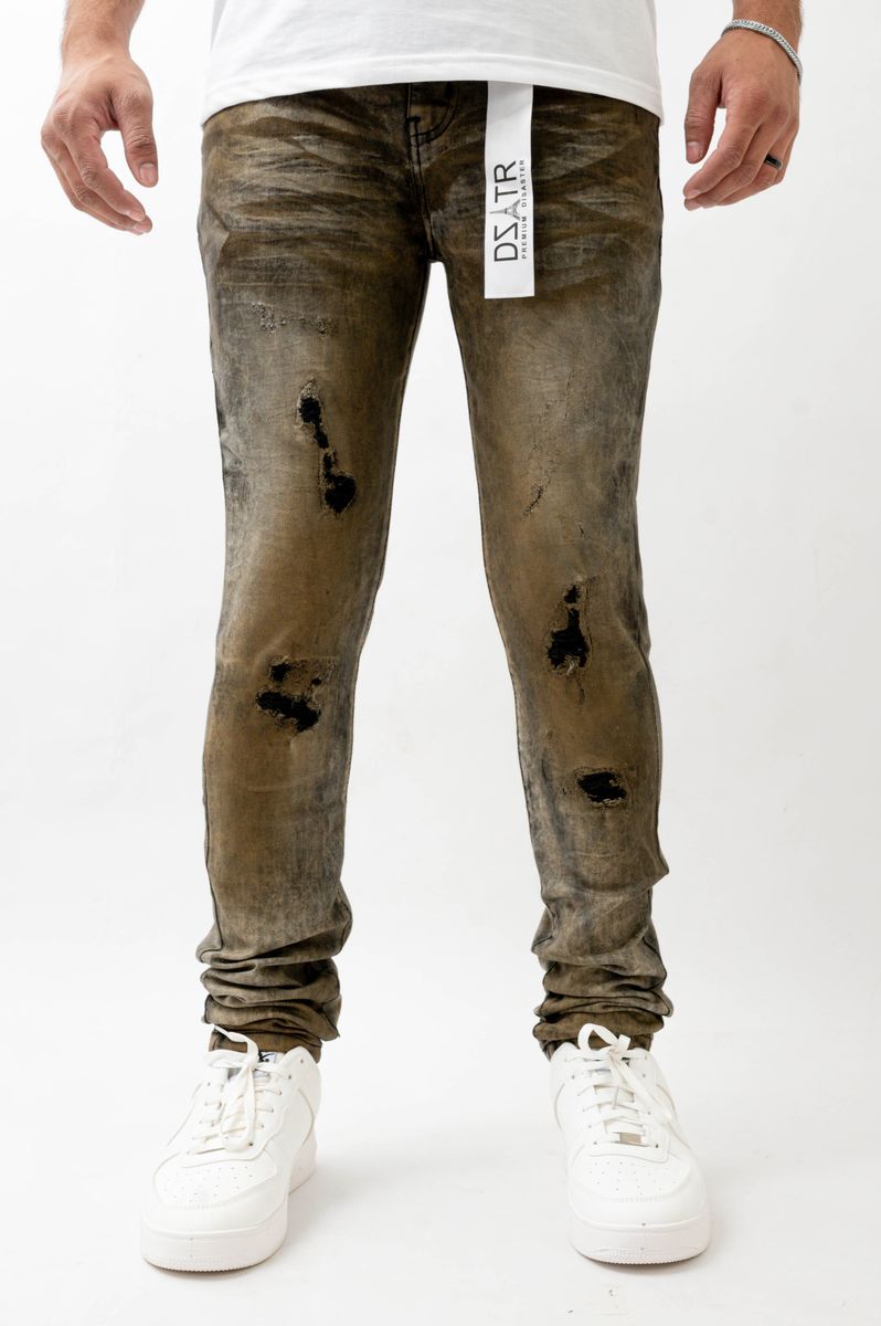 DZTR Super Stretch Denim – 408 from On Time Fashions – Jeans by Premium Disaster, Birmingham AL’s 1 fashion store and premier destination for streetwear, suits, kids fashion, and big & tall