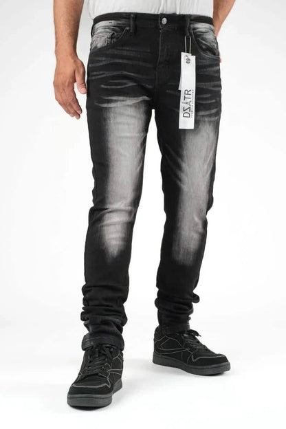 DZTR Super Stretch Denim – Slim Fit from On Time Fashions – Jeans by Premium Disaster, Birmingham AL’s 1 fashion store and premier destination for streetwear, suits, kids fashion, and big & tall