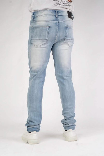 DZTR Super Stretch Denim – Slim Fit from On Time Fashions – Jeans by Premium Disaster, Birmingham AL’s 1 fashion store and premier destination for streetwear, suits, kids fashion, and big & tall