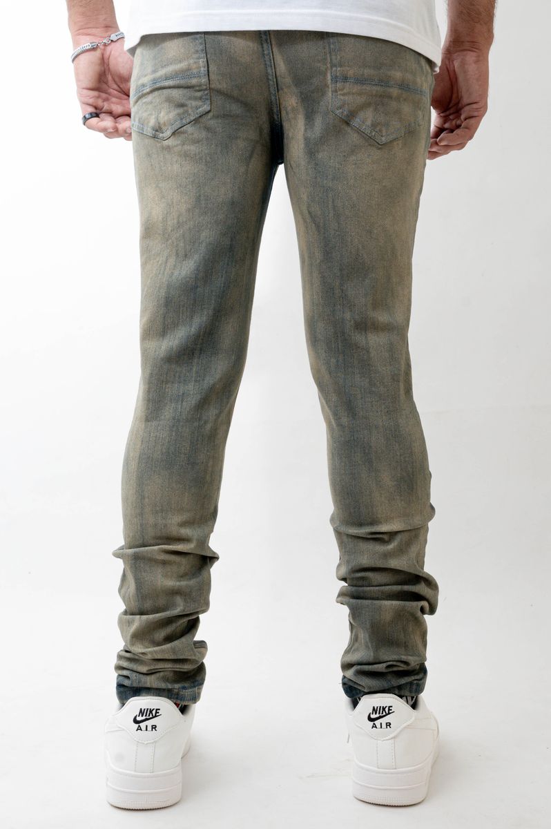 DZTR Super Stretch Denim – Slim Fit from On Time Fashions – Jeans by Premium Disaster, Birmingham AL’s 1 fashion store and premier destination for streetwear, suits, kids fashion, and big & tall