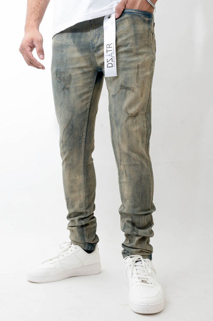 DZTR Super Stretch Denim – Slim Fit from On Time Fashions – Jeans by Premium Disaster, Birmingham AL’s 1 fashion store and premier destination for streetwear, suits, kids fashion, and big & tall