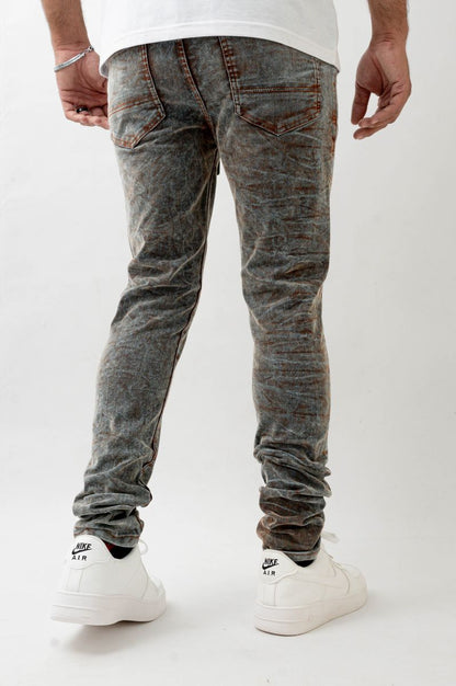 DZTR Super Stretch Velvet Jeans – 553 from On Time Fashions – Jeans by Premium Disaster, Birmingham AL’s 1 fashion store and premier destination for streetwear, suits, kids fashion, and big & tall