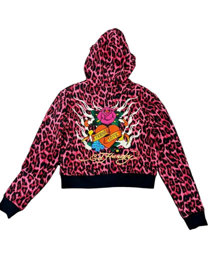 Ed Hardy Women's Panther Roses Sweatsuit from On Time Fashions – Women's Pants Set by Ed Hardy, Birmingham AL’s 1 fashion store and premier destination for streetwear, suits, kids fashion, and big & tall