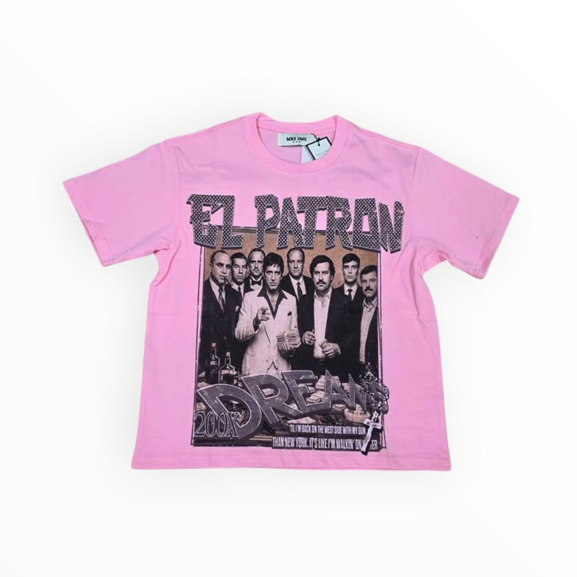 El Patron Dream Tee from On Time Fashions – Graphic Tee by MND GMZ, Birmingham AL’s 1 fashion store and premier destination for streetwear, suits, kids fashion, and big & tall