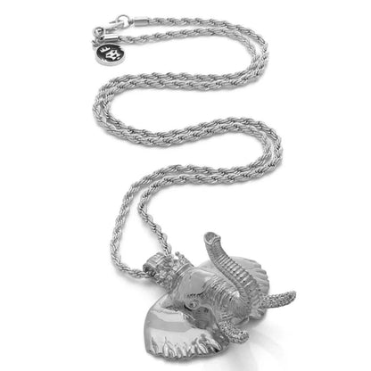 King Ice Elephant Necklace