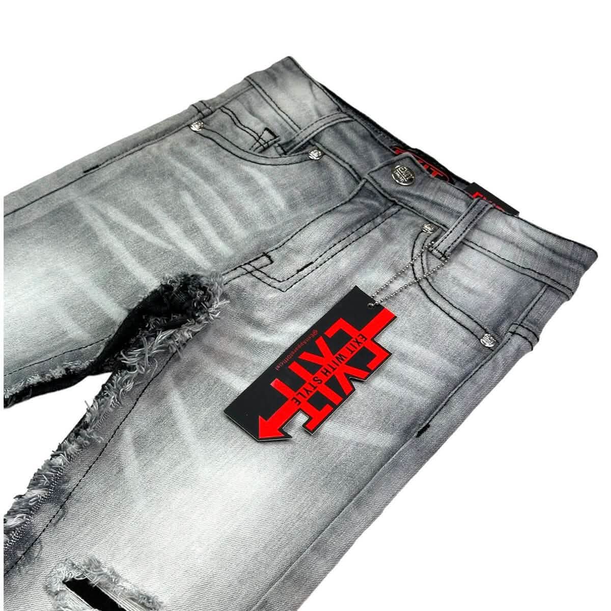 Exit Apparel Kid's Fringe Jean