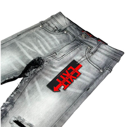 Exit Apparel Kid's Fringe Jean