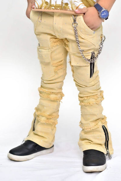 Elite Premium Denim Kids Rhinestone Jeans