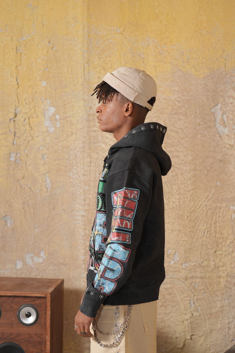 Elite Premium Denim Global Dreams Zip Hoodie from On Time Fashions – Hoodie by Elite Premium Denim, Birmingham AL’s 1 fashion store and premier destination for streetwear, suits, kids fashion, and big & tall