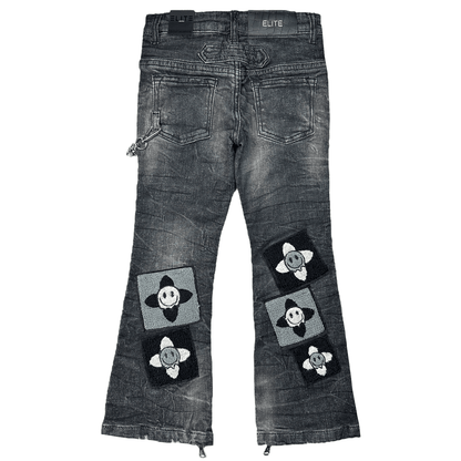 Elite Premium Denim Kid's 4Clover Stacked Jeans from On Time Fashions – Kid's Jeans by Elite Premium Denim, Birmingham AL’s 1 fashion store and premier destination for streetwear, suits, kids fashion, and big & tall