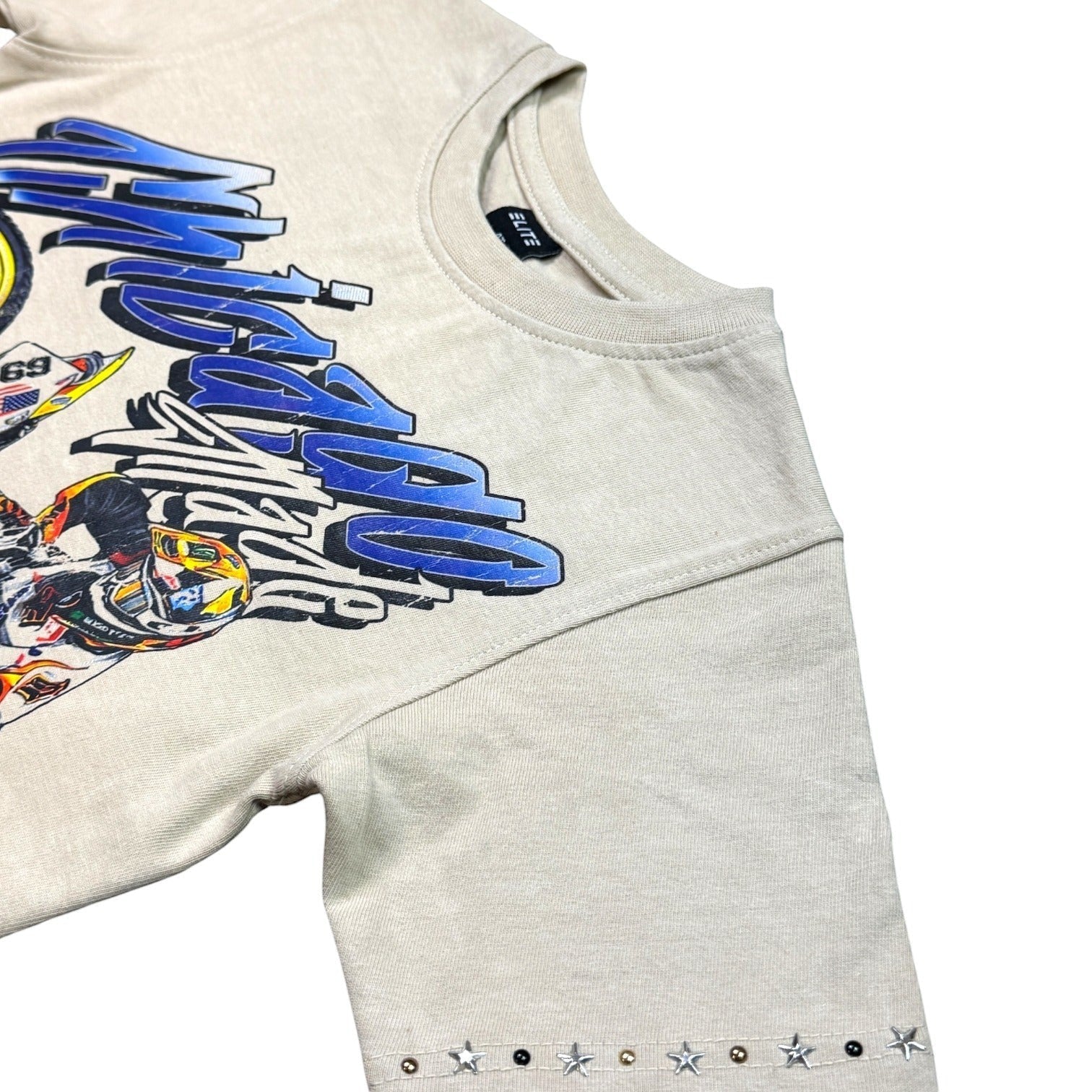 Elite Premium Kids Motocross Premium Embellished Kids Tee from On Time Fashions – T-shirt by ELITE PREMIUM DENIM, Birmingham AL’s 1 fashion store and premier destination for streetwear, suits, kids fashion, and big & tall