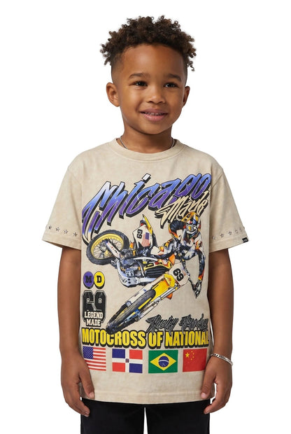 Elite Premium Kids Motocross Premium Embellished Kids Tee from On Time Fashions – T-shirt by ELITE PREMIUM DENIM, Birmingham AL’s 1 fashion store and premier destination for streetwear, suits, kids fashion, and big & tall