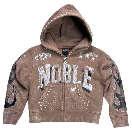 Elite Premium Kid's Noble Zip Up from On Time Fashions – Kid's Hoodie by Elite Premium Denim, Birmingham AL’s 1 fashion store and premier destination for streetwear, suits, kids fashion, and big & tall