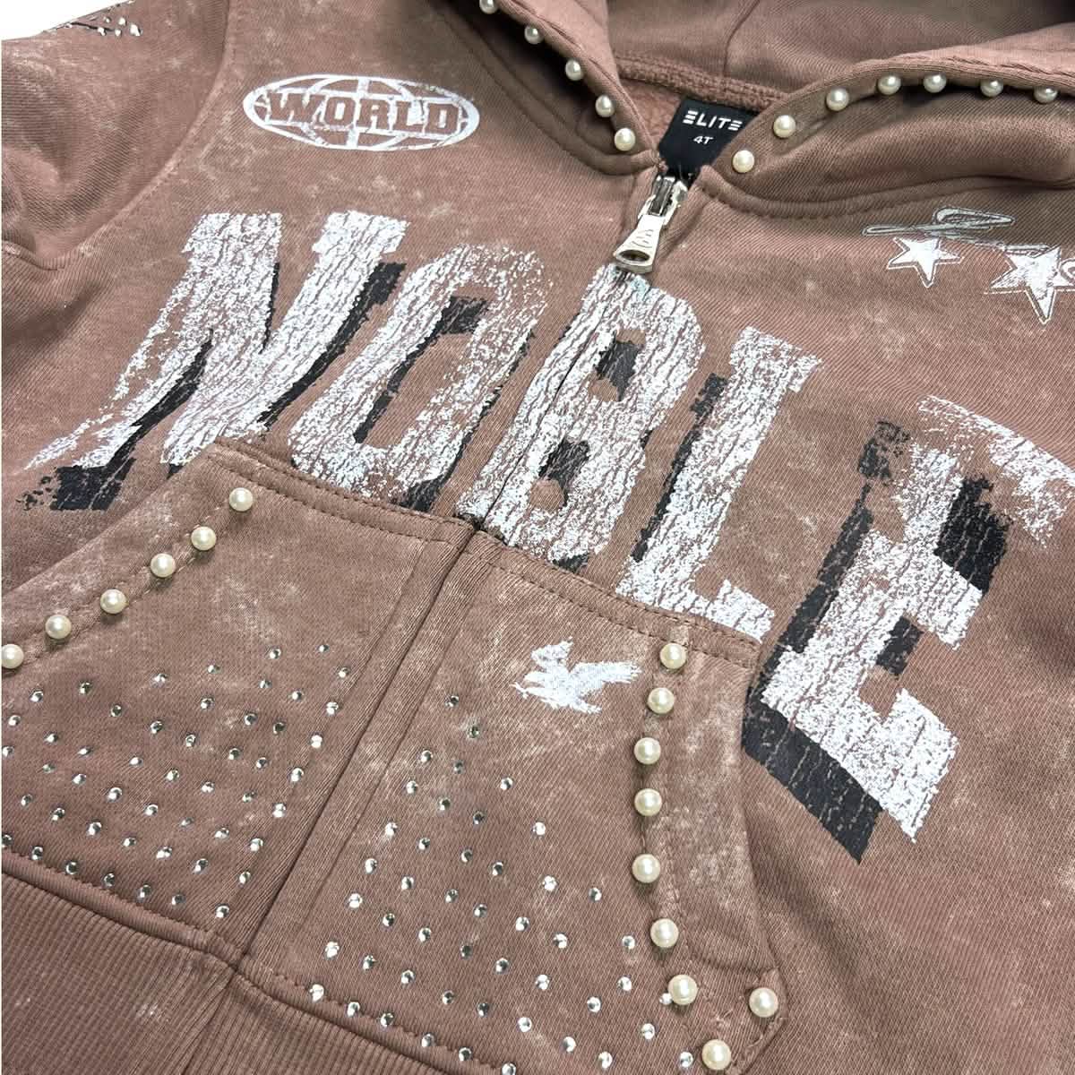 Elite Premium Kid's Noble Zip Up from On Time Fashions – Kid's Hoodie by Elite Premium Denim, Birmingham AL’s 1 fashion store and premier destination for streetwear, suits, kids fashion, and big & tall