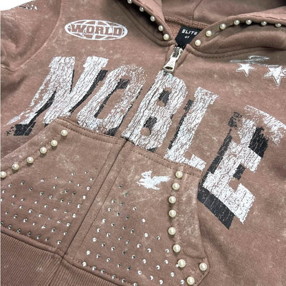 Elite Premium Kid's Noble Zip Up from On Time Fashions – Kid's Hoodie by Elite Premium Denim, Birmingham AL’s 1 fashion store and premier destination for streetwear, suits, kids fashion, and big & tall