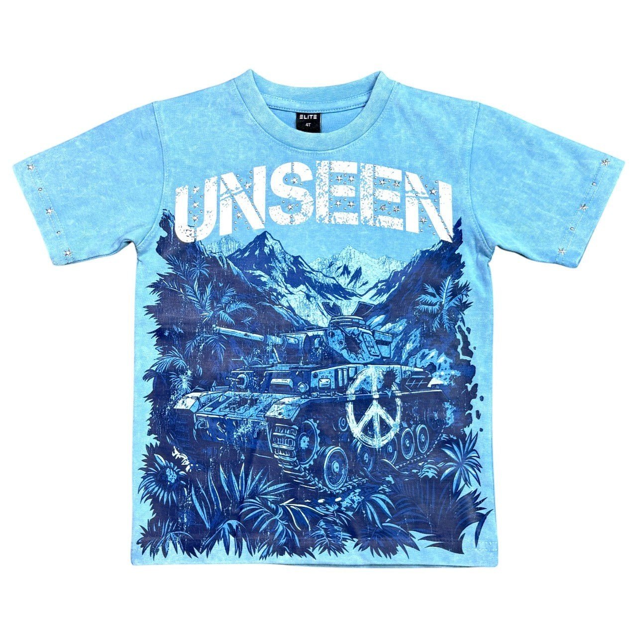 Elite Premium Kids Unseen Embellished Premium Kids Tee from On Time Fashions – T-shirt by ELITE PREMIUM DENIM, Birmingham AL’s 1 fashion store and premier destination for streetwear, suits, kids fashion, and big & tall