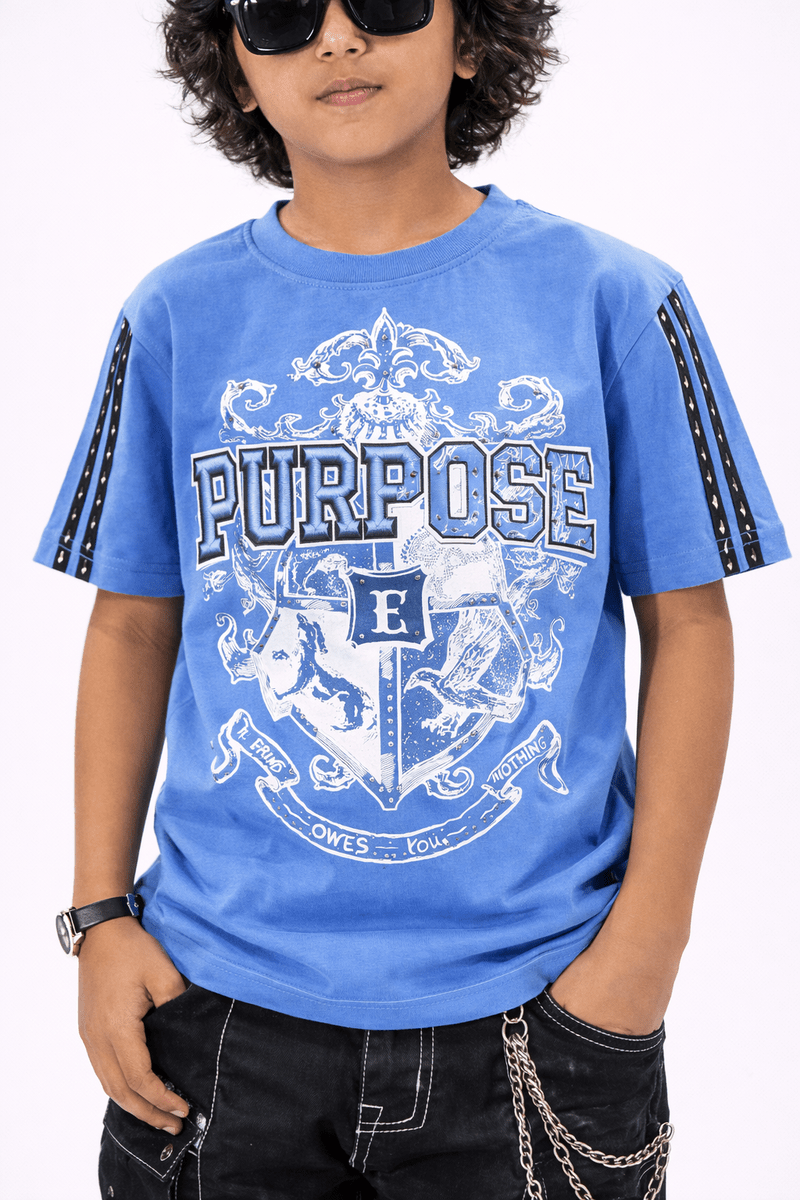 Elite Premium Purpose Kid's Tee from On Time Fashions – Kid's Tee by Elite Premium Denim, Birmingham AL’s 1 fashion store and premier destination for streetwear, suits, kids fashion, and big & tall