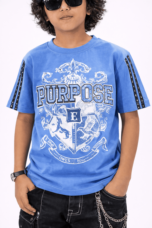 Elite Premium Purpose Kid's Tee from On Time Fashions – Kid's Tee by Elite Premium Denim, Birmingham AL’s 1 fashion store and premier destination for streetwear, suits, kids fashion, and big & tall