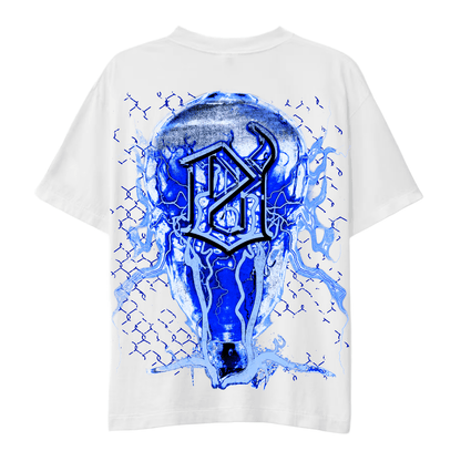 Evil Vice Chrome Cross Tee from On Time Fashions – Graphic Tee by Evil Vice, Birmingham AL’s 1 fashion store and premier destination for streetwear, suits, kids fashion, and big & tall