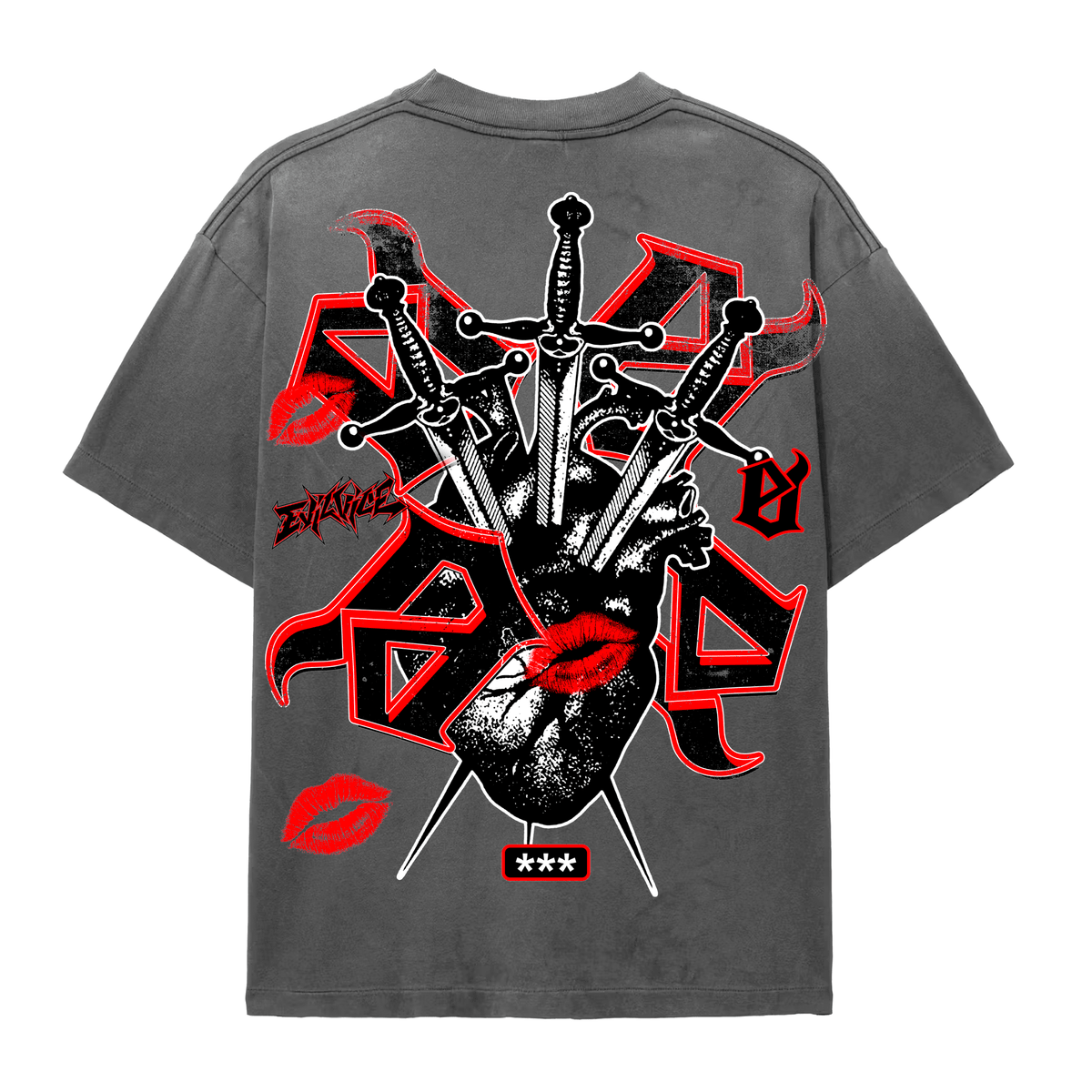 Evil Vice Holy Kiss Tee from On Time Fashions – Graphic Tee by Evil Vice, Birmingham AL’s 1 fashion store and premier destination for streetwear, suits, kids fashion, and big & tall