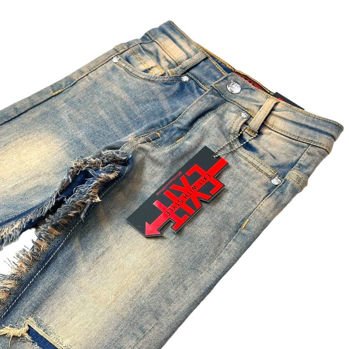 Exit Apparel Kid's Fringe Jean