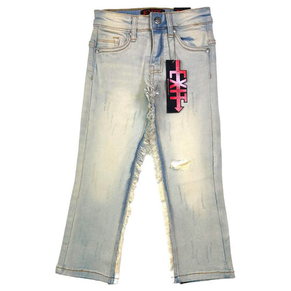 Exit Apparel Kid's Fringe Jean