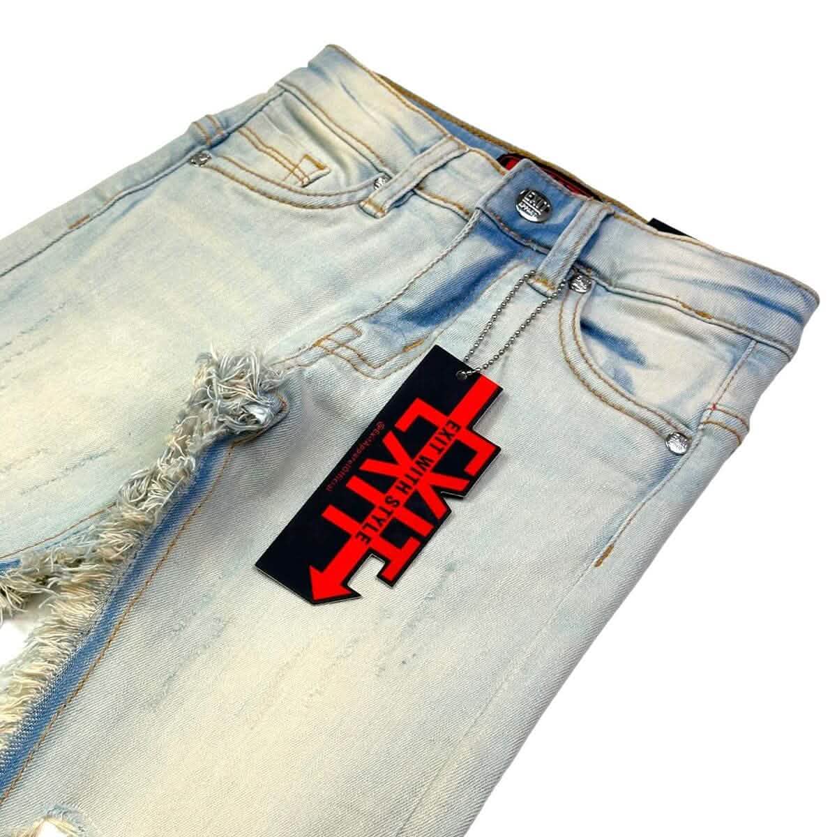 Exit Apparel Kid's Fringe Jean