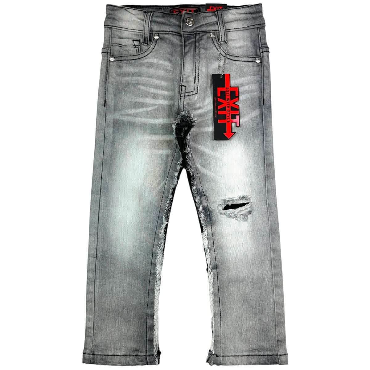 Exit Apparel Kid's Fringe Jean from On Time Fashions – by On Time Fashions , Birmingham AL’s 1 fashion store and premier destination for streetwear, suits, kids fashion, and big & tall