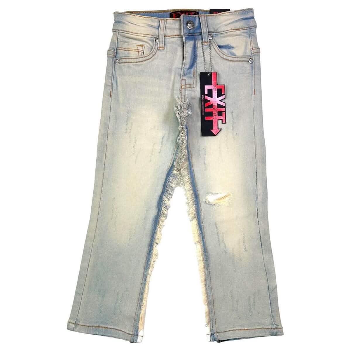 Exit Apparel Kid's Fringe Jean from On Time Fashions – by On Time Fashions , Birmingham AL’s 1 fashion store and premier destination for streetwear, suits, kids fashion, and big & tall