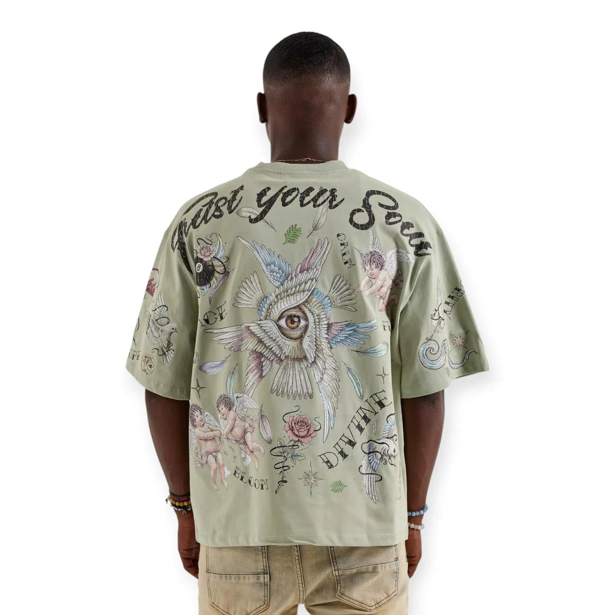Faith Faded Boxy Tee