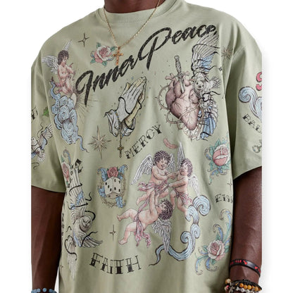 Faith Faded Boxy Tee