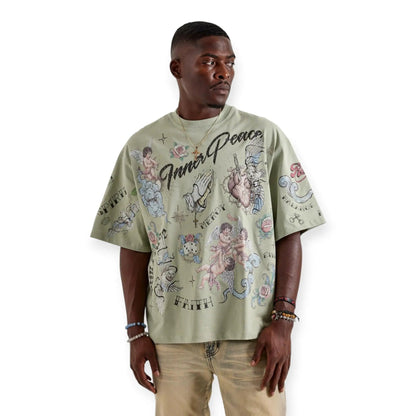 Faith Faded Boxy Tee