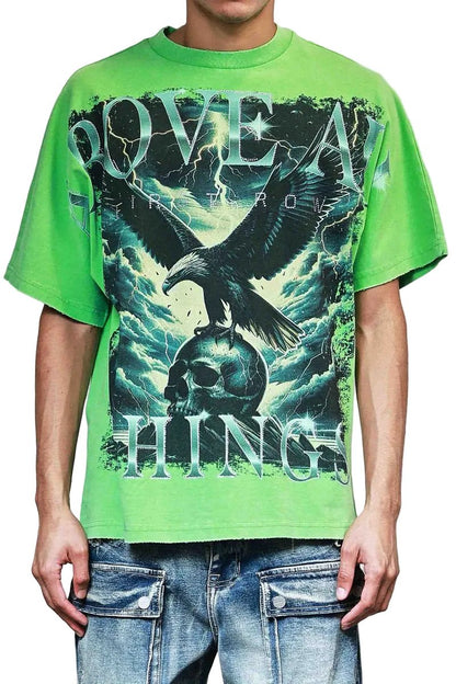 First Row Above All Things Ready to Ascent Tee from On Time Fashions – Tee by Huge USA, Birmingham AL’s 1 fashion store and premier destination for streetwear, suits, kids fashion, and big & tall