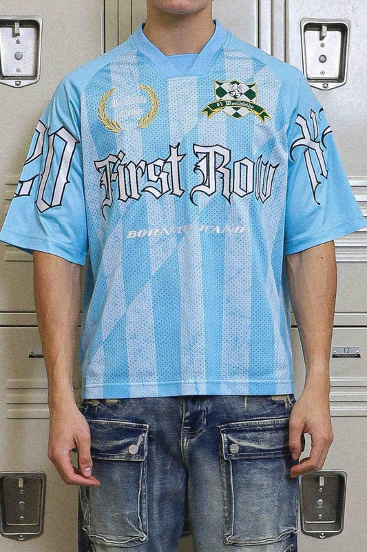 First Row Elite Field Short Sleeve Sports Jersey from On Time Fashions – Jersey by First Row, Birmingham AL’s 1 fashion store and premier destination for streetwear, suits, kids fashion, and big & tall