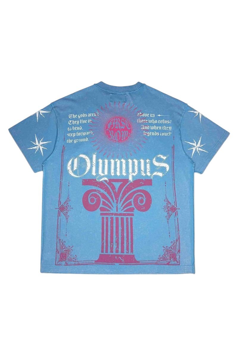 First Row Gods And Mortals Olympus Domain Tee from On Time Fashions – T-shirt by First Row, Birmingham AL’s 1 fashion store and premier destination for streetwear, suits, kids fashion, and big & tall