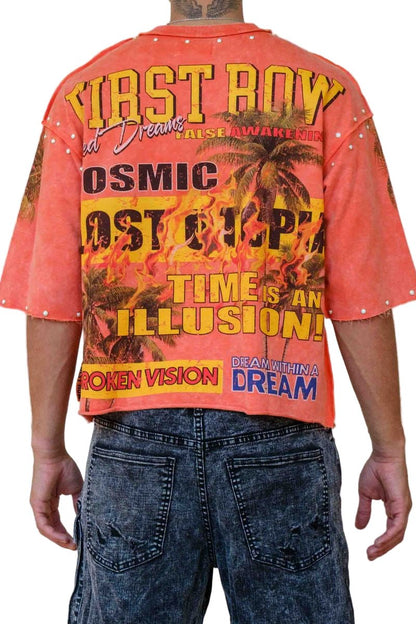 First Row Lost Utopia Broken from On Time Fashions – tee by First Row, Birmingham AL’s 1 fashion store and premier destination for streetwear, suits, kids fashion, and big & tall