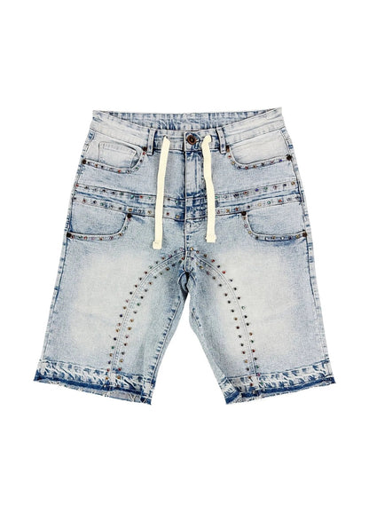 Focus Multi Color Stone Embellished Shorts