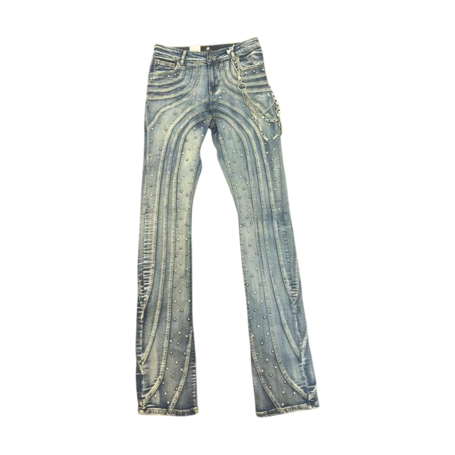 Focus Multi Curve Stitched Stud Denim from On Time Fashions – Jeans by M.Rafi Sons Garments Inds., Birmingham AL’s 1 fashion store and premier destination for streetwear, suits, kids fashion, and big & tall