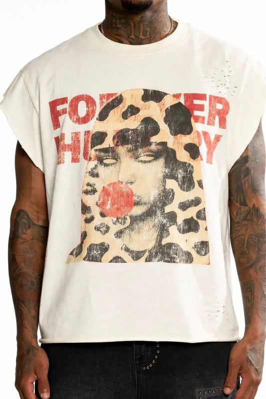 Forever Hungry Cheetah Sleeveless Tee by Forever Hungry