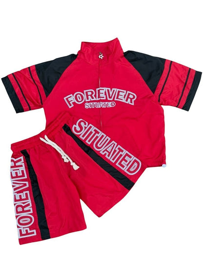 Forever Situated FS Track Short Set from On Time Fashions – Short Set by Forever Situated, Birmingham AL’s 1 fashion store and premier destination for streetwear, suits, kids fashion, and big & tall